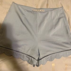 High waisted lace shorts